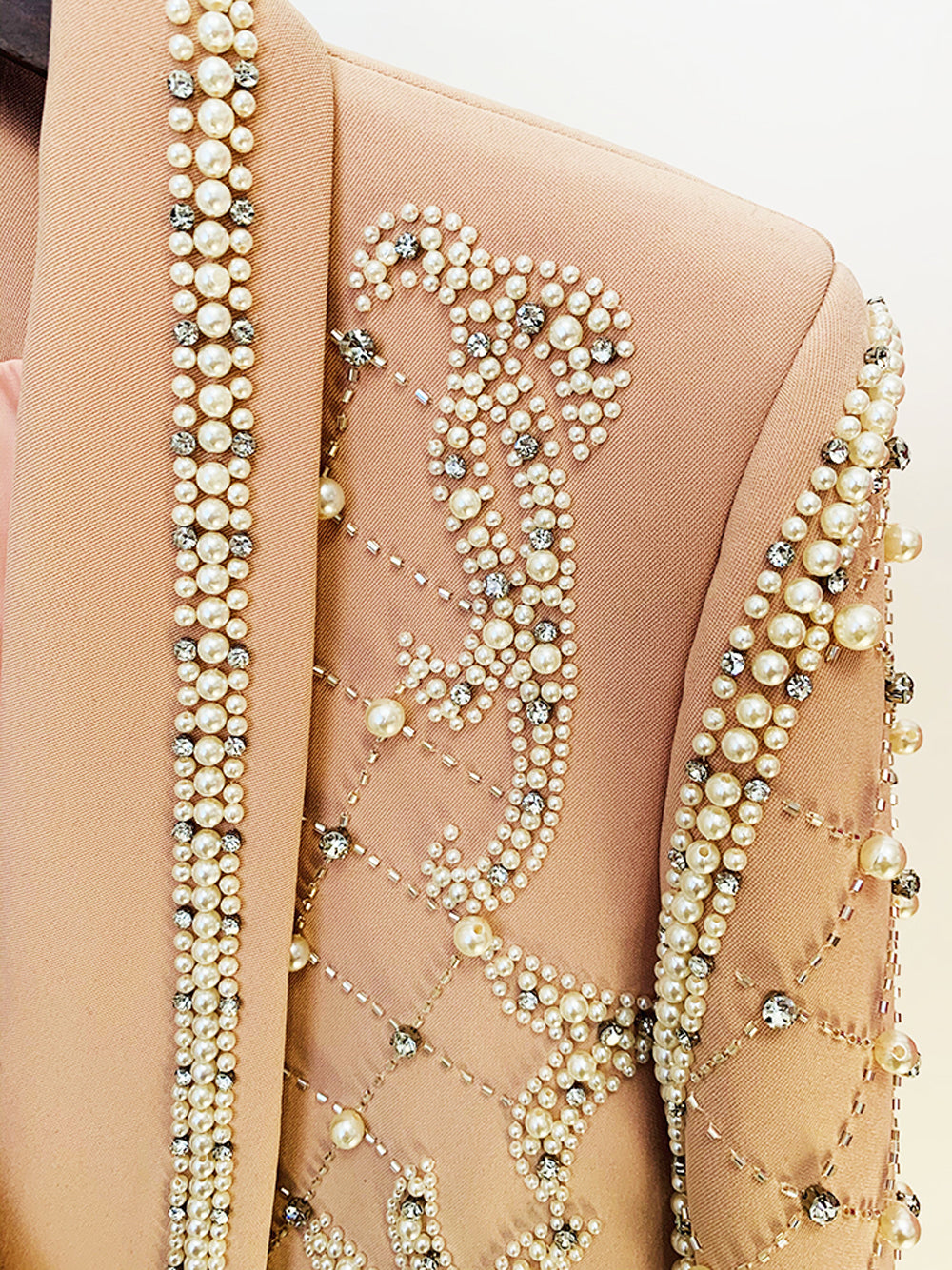 NAUTA Pearls Beaded Blazer Dress