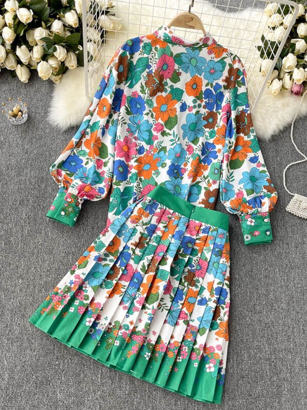 LITLE ITALY Blouse & Skirt Set