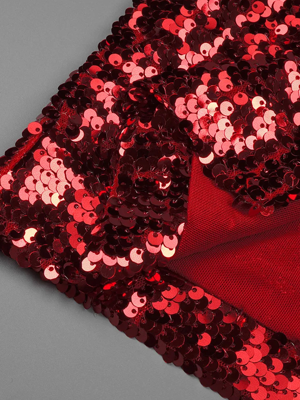 UMMA Sequins Maxi Dress in Red