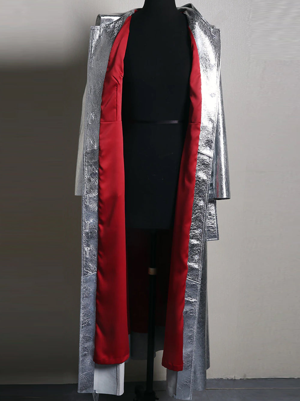 SPACY Vegan Leather Trench Coat 16