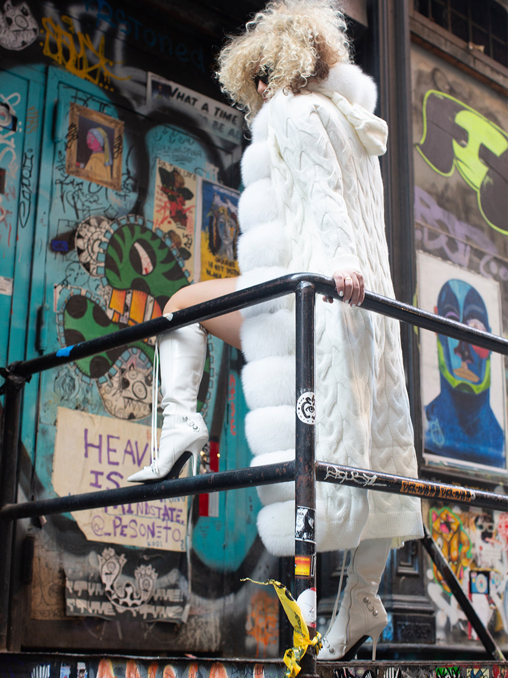 CAVO Fur & Cashmere Cardigan 9