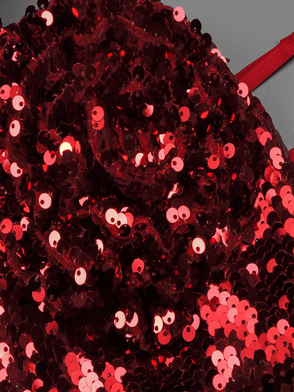 UMMA Sequins Maxi Dress in Red