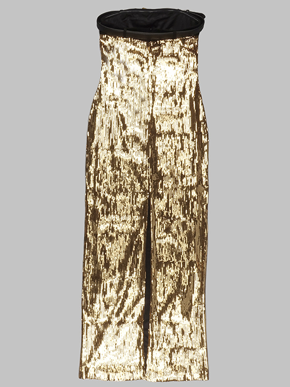 Sequined Strapless Belted Ruched Bodycon Dress 7