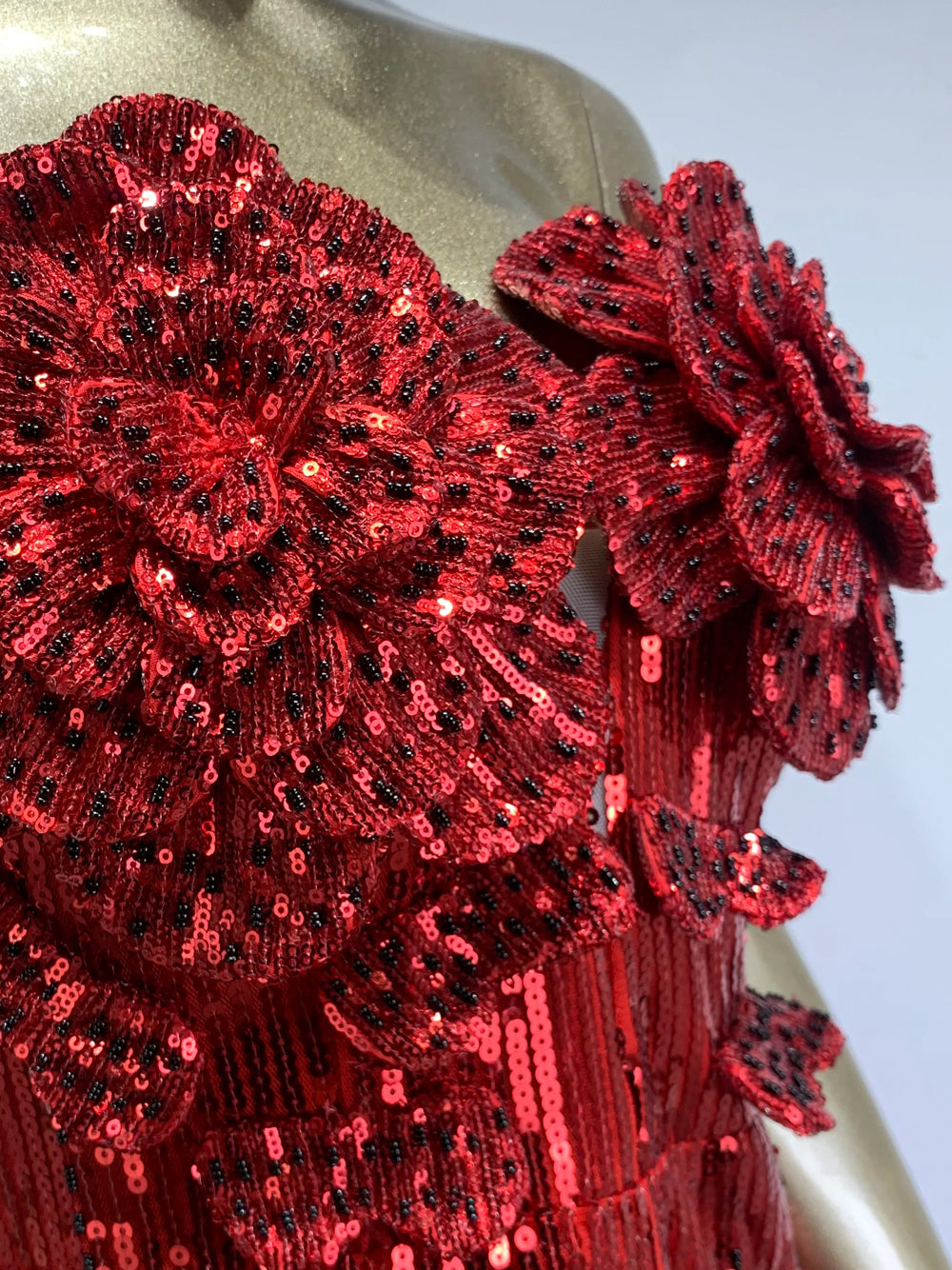 ANUCHA Sequins Maxi Dress