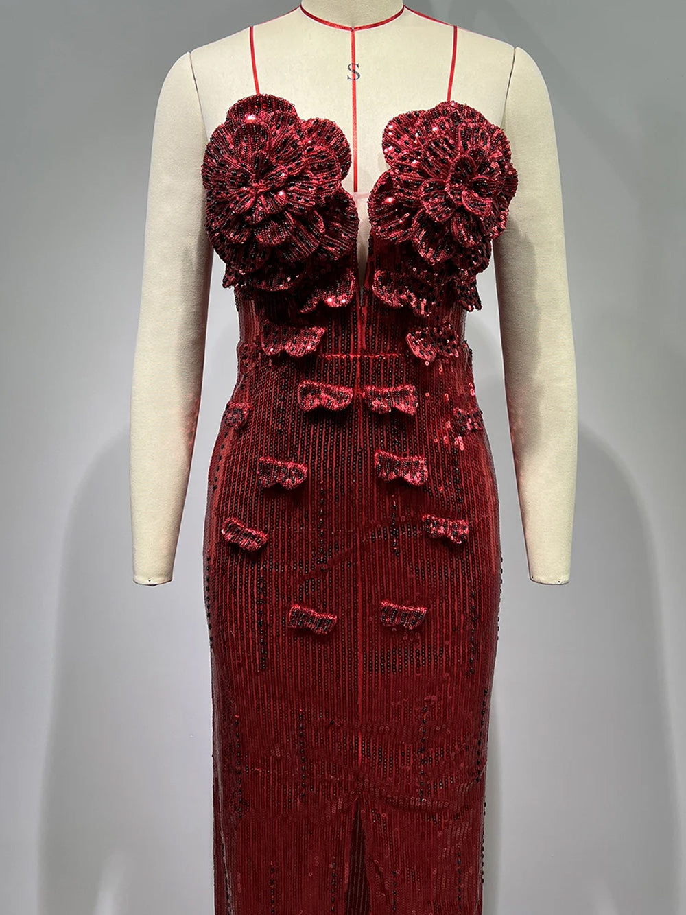 ANUCHA Sequins Maxi Dress