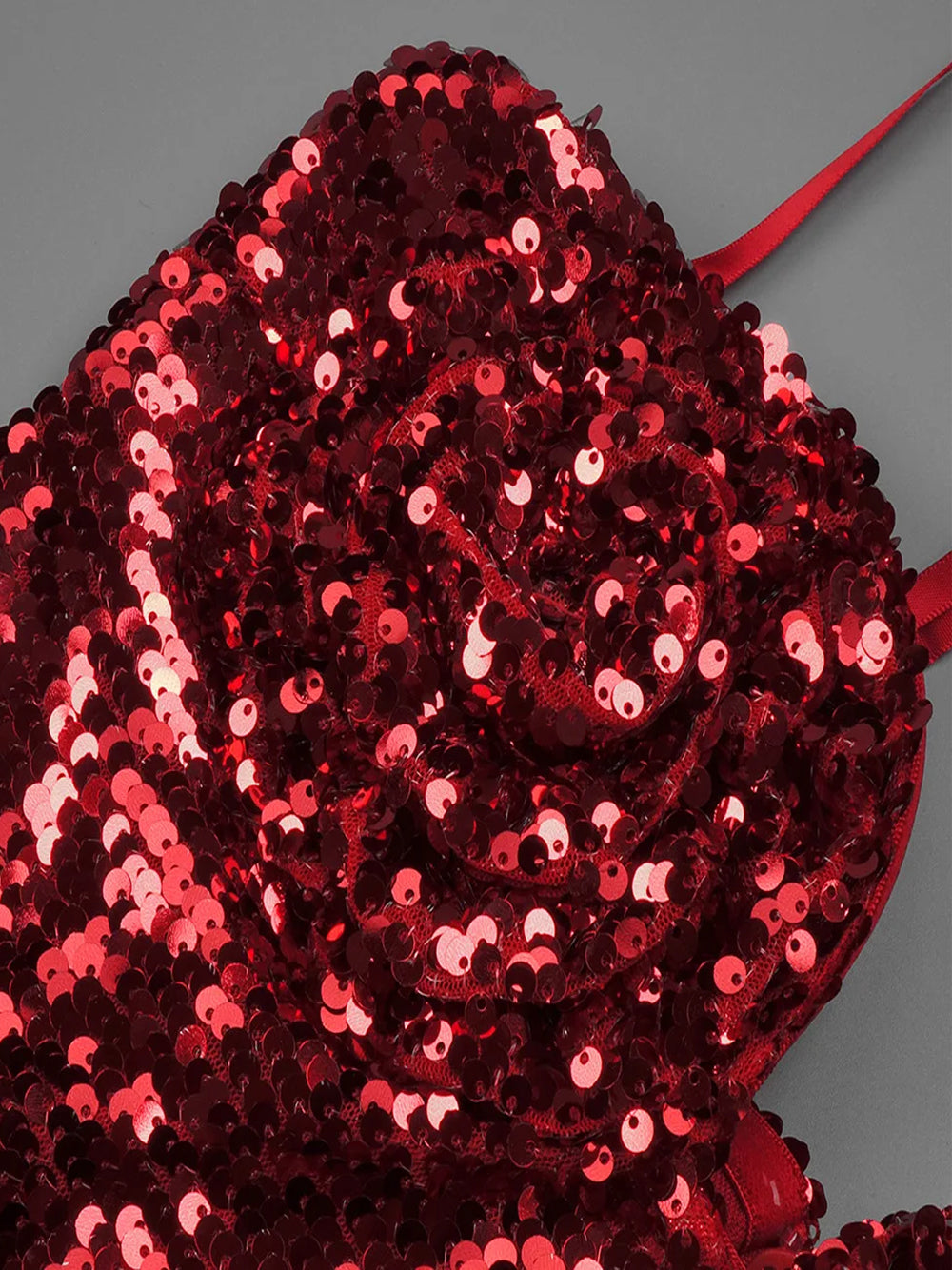 UMMA Sequins Maxi Dress in Red