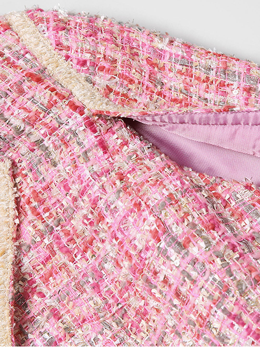 TRIBECA Tweed Cloak Coat