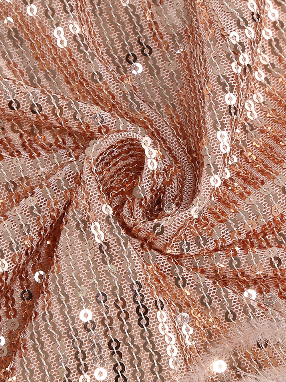 NIKA Sequin Mini Dress in Apricot