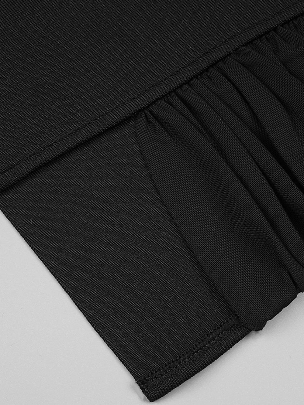 Mesh Panel Strappy Cutout High-Slit Bodycon Maxi Dress 4