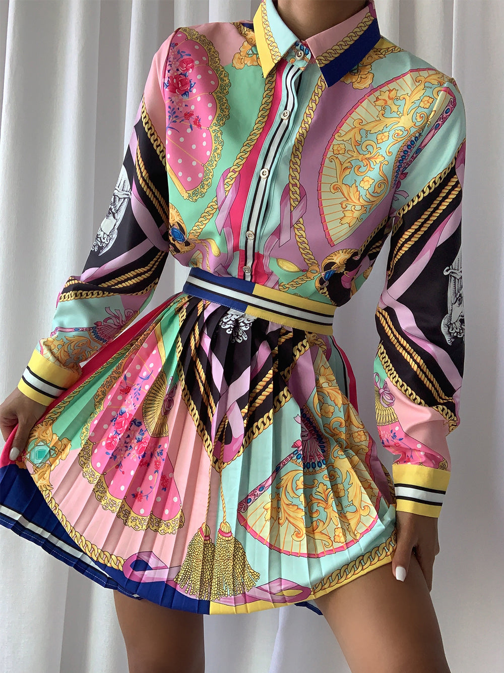 TRIBECA Blouse & Skirt Set