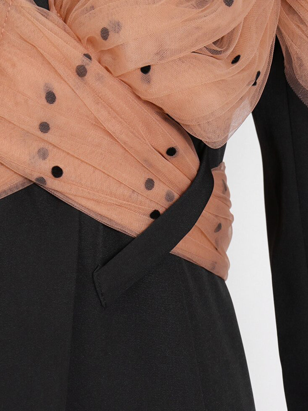 ARCO Blazer w Wrapped Mesh Bow-knot 21