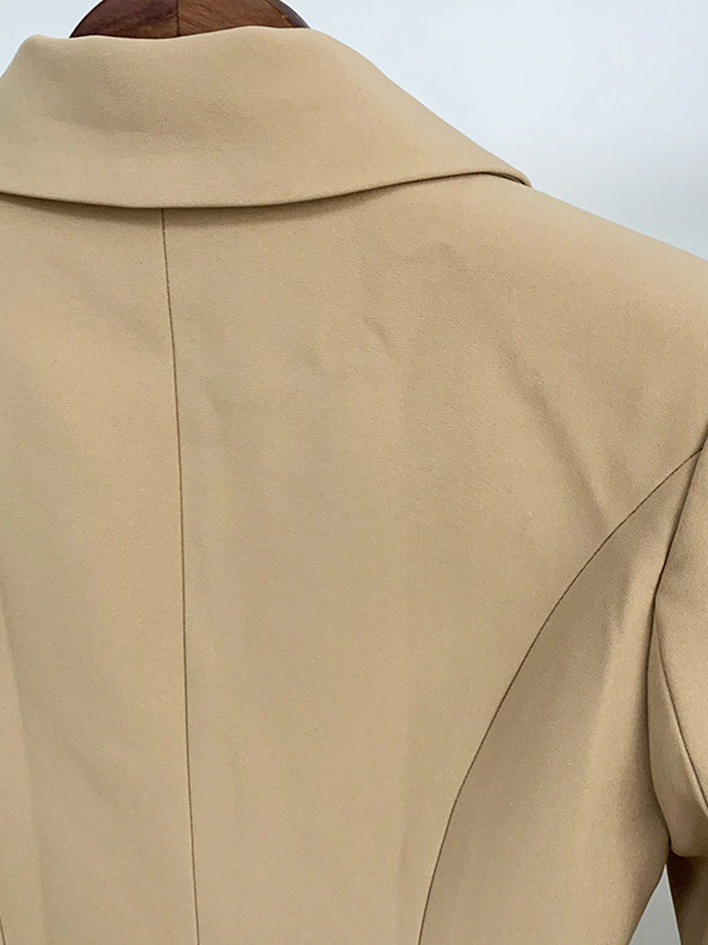 PENELOPE Double-Breasted Blazer in Beige 11