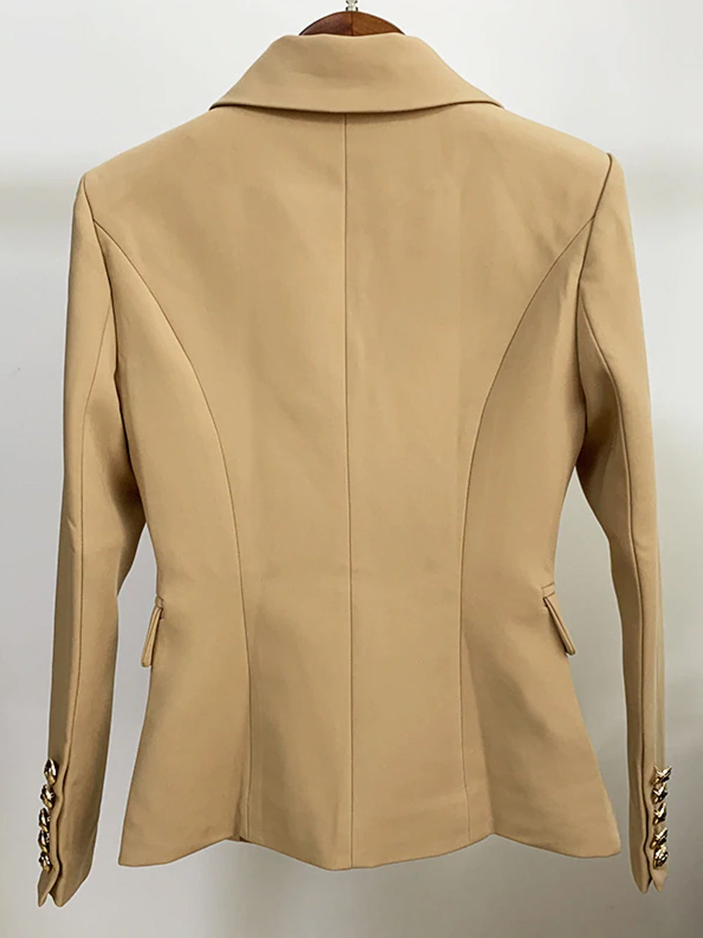 PENELOPE Double-Breasted Blazer in Beige 7