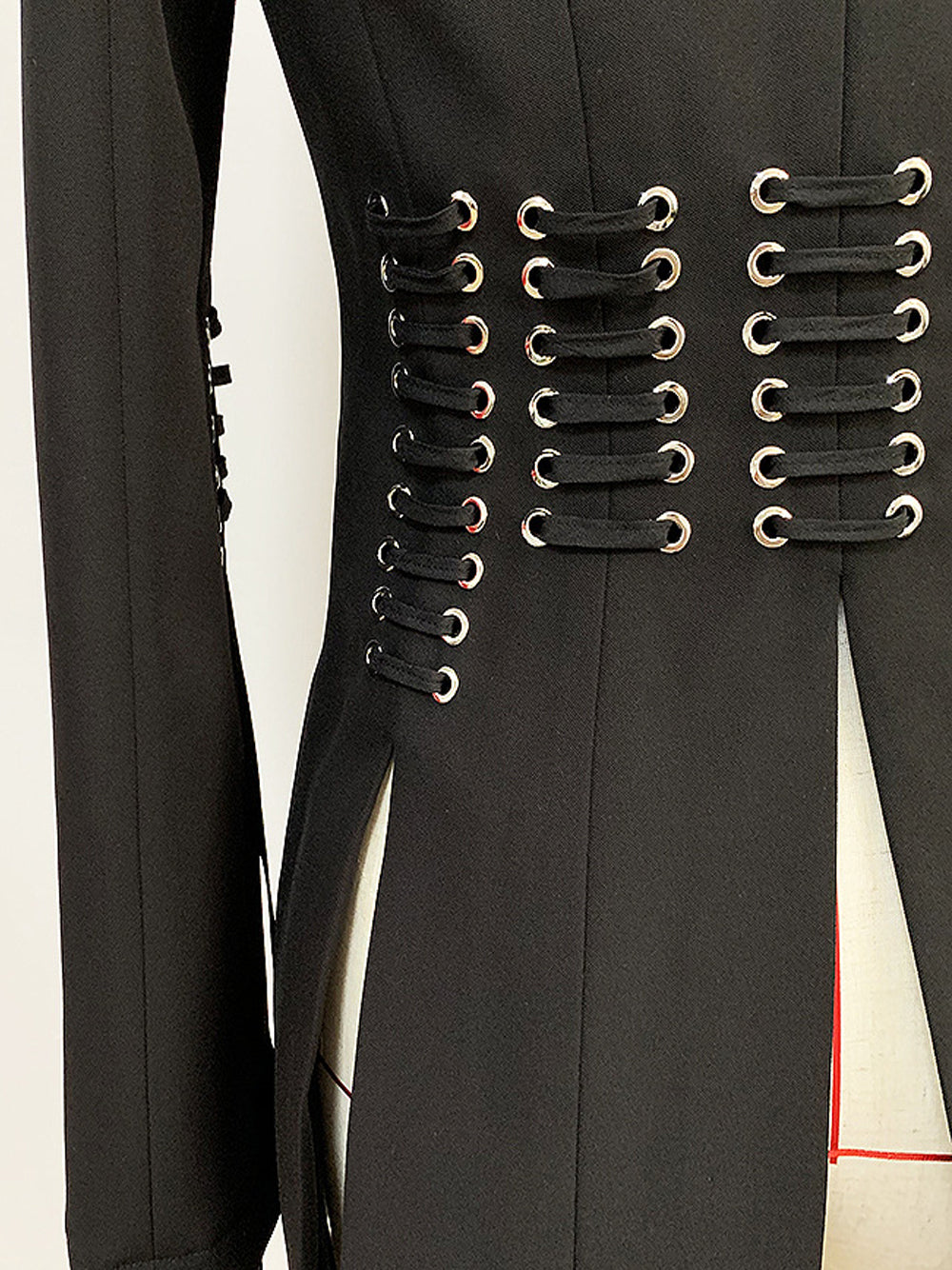 ALLACCIARE Lace Up Blazer 7