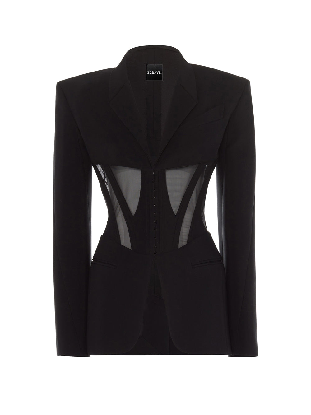 STARDI Cutout Corseted Blazer 3