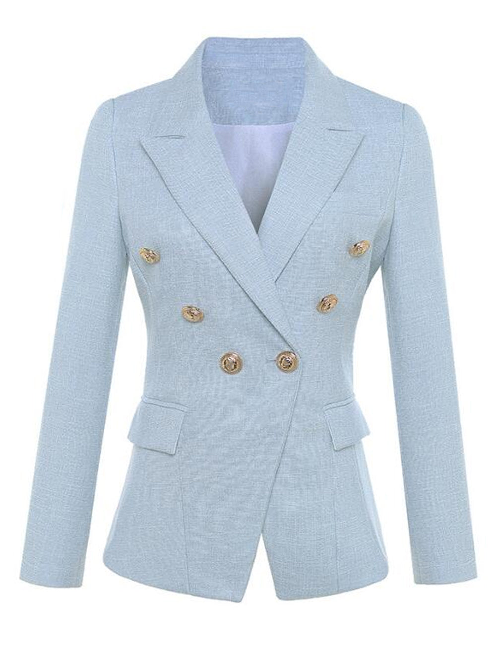 Double-Breasted Cotton-Blend Tweed Blazer 2