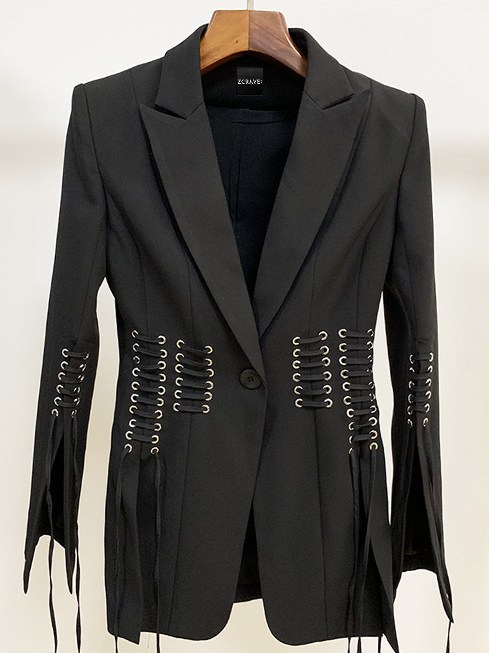 ALLACCIARE Lace Up Blazer 12