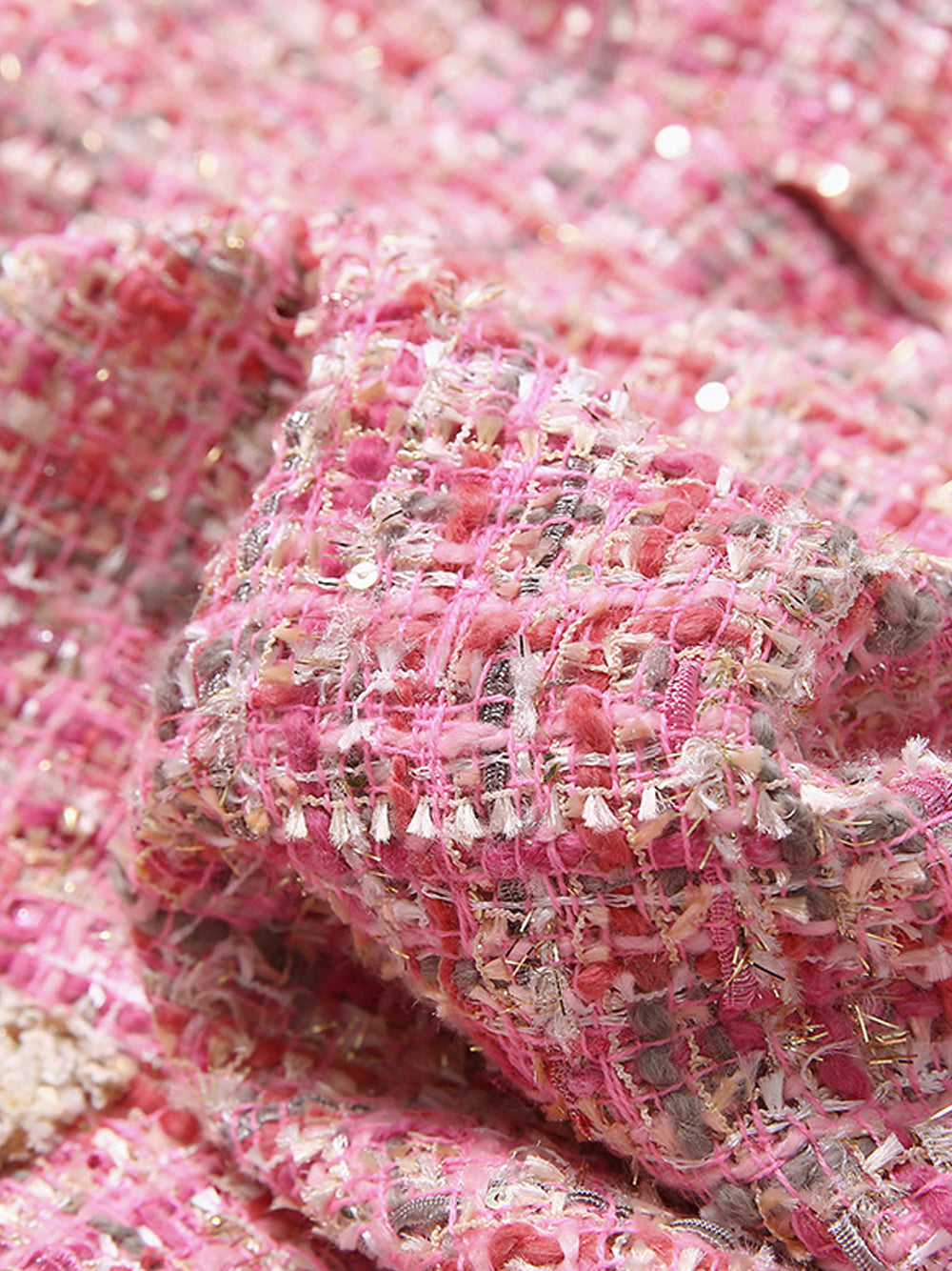 TRIBECA Tweed Cloak Coat