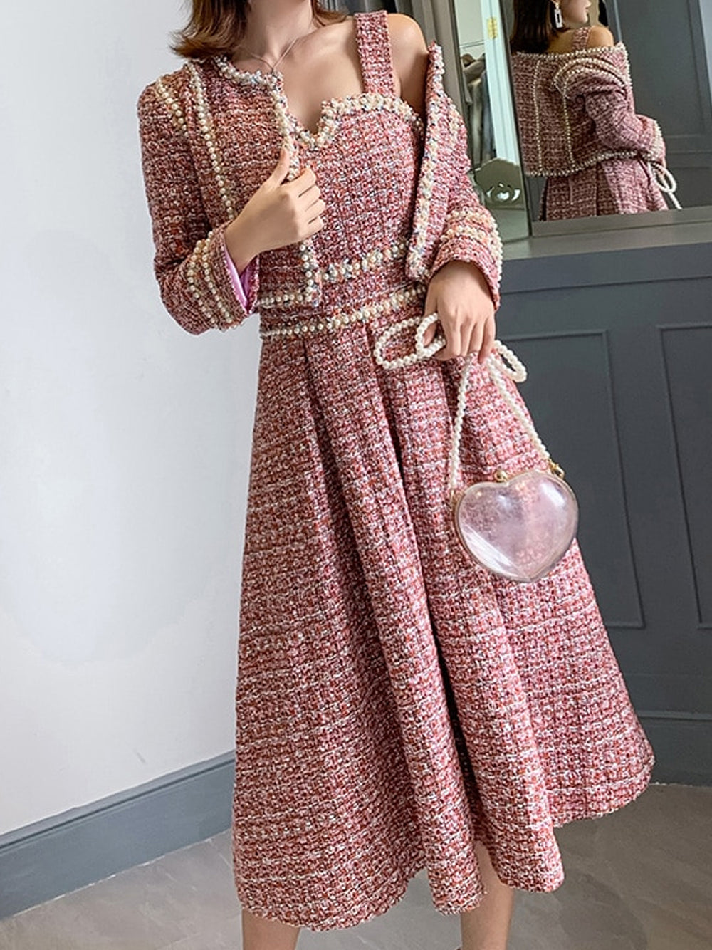 DANETE Dress & Jacket Set 14