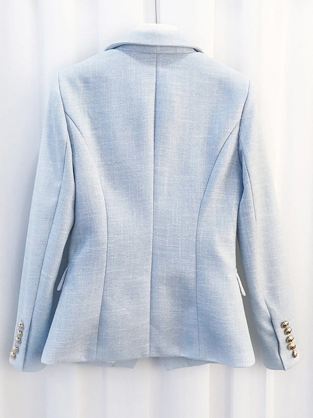 Double-Breasted Cotton-Blend Tweed Blazer 7