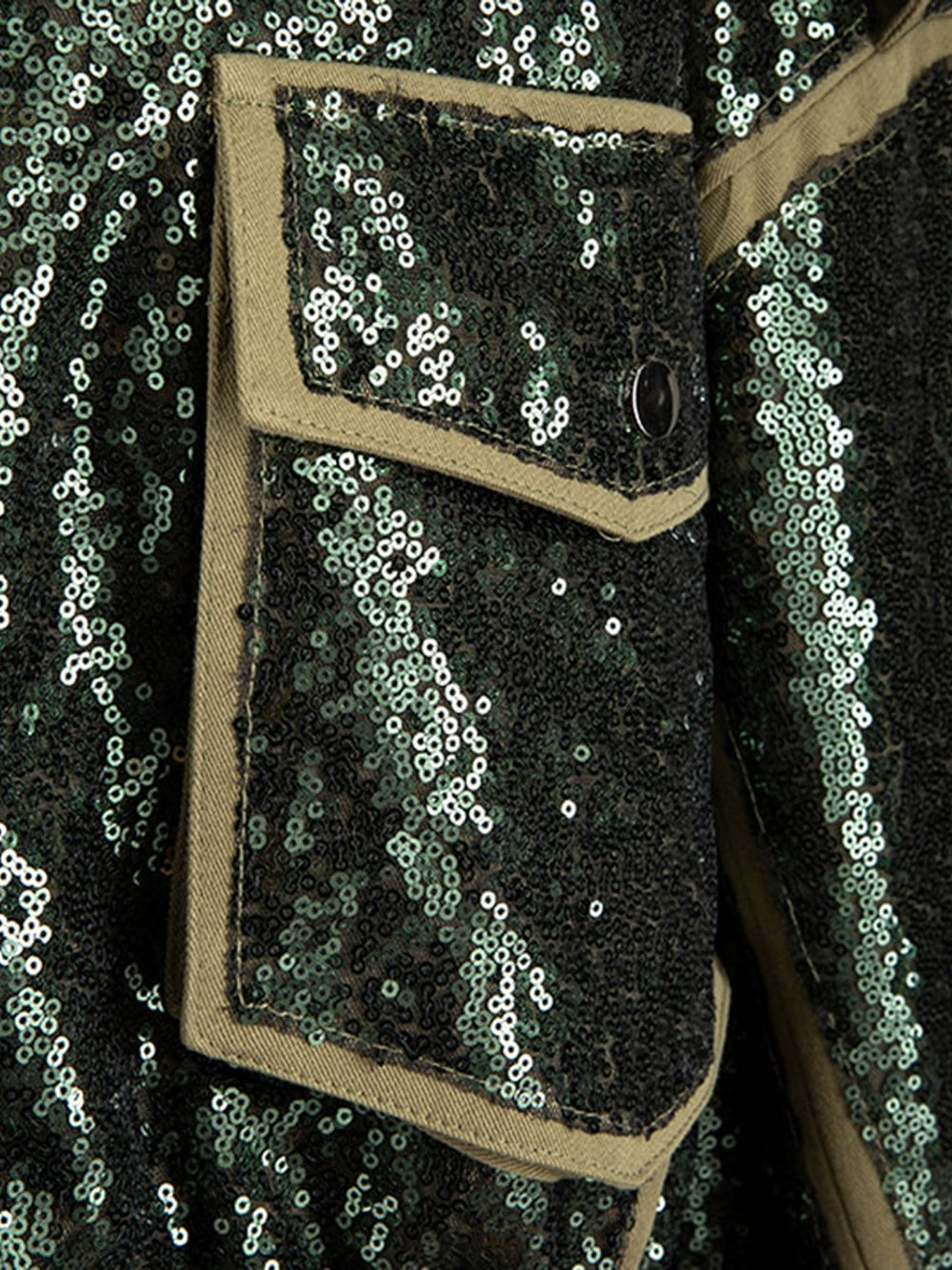 Sequins Lace Up Jacket 5