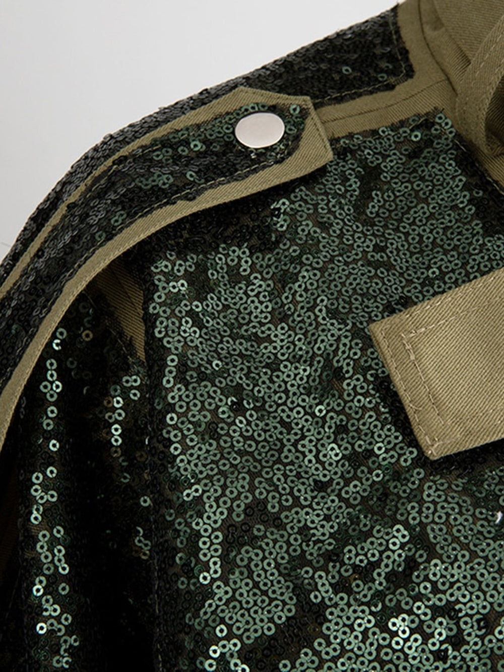 Sequins Lace Up Jacket 7