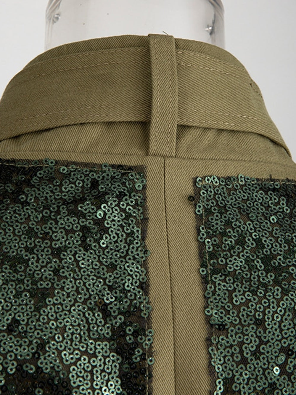 Sequins Lace Up Jacket 8