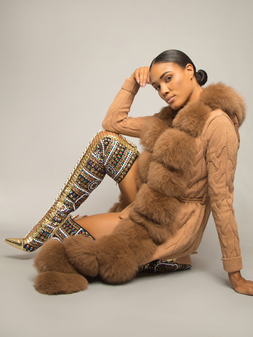 CAVO Fur & Cashmere Cardigan 25