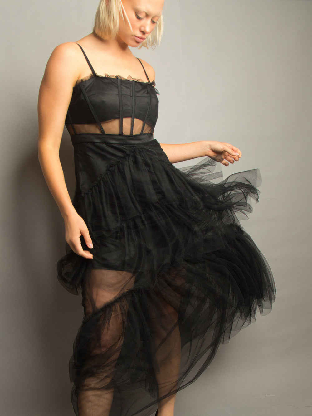 DIDA Tulle Maxi Dress - View 12