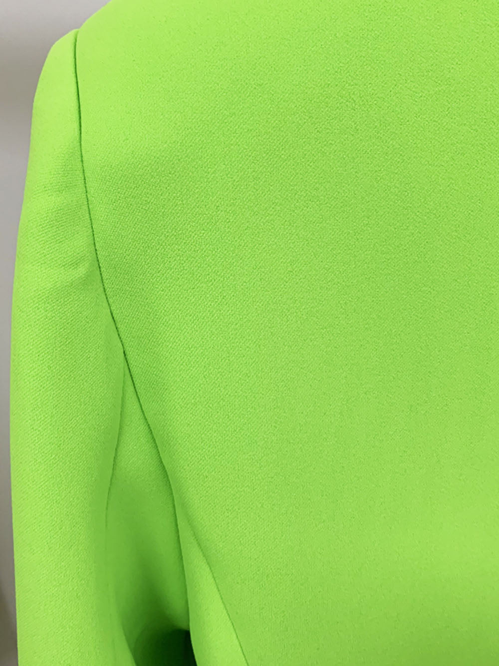 Double Breasted Blazer in Neon Green 10