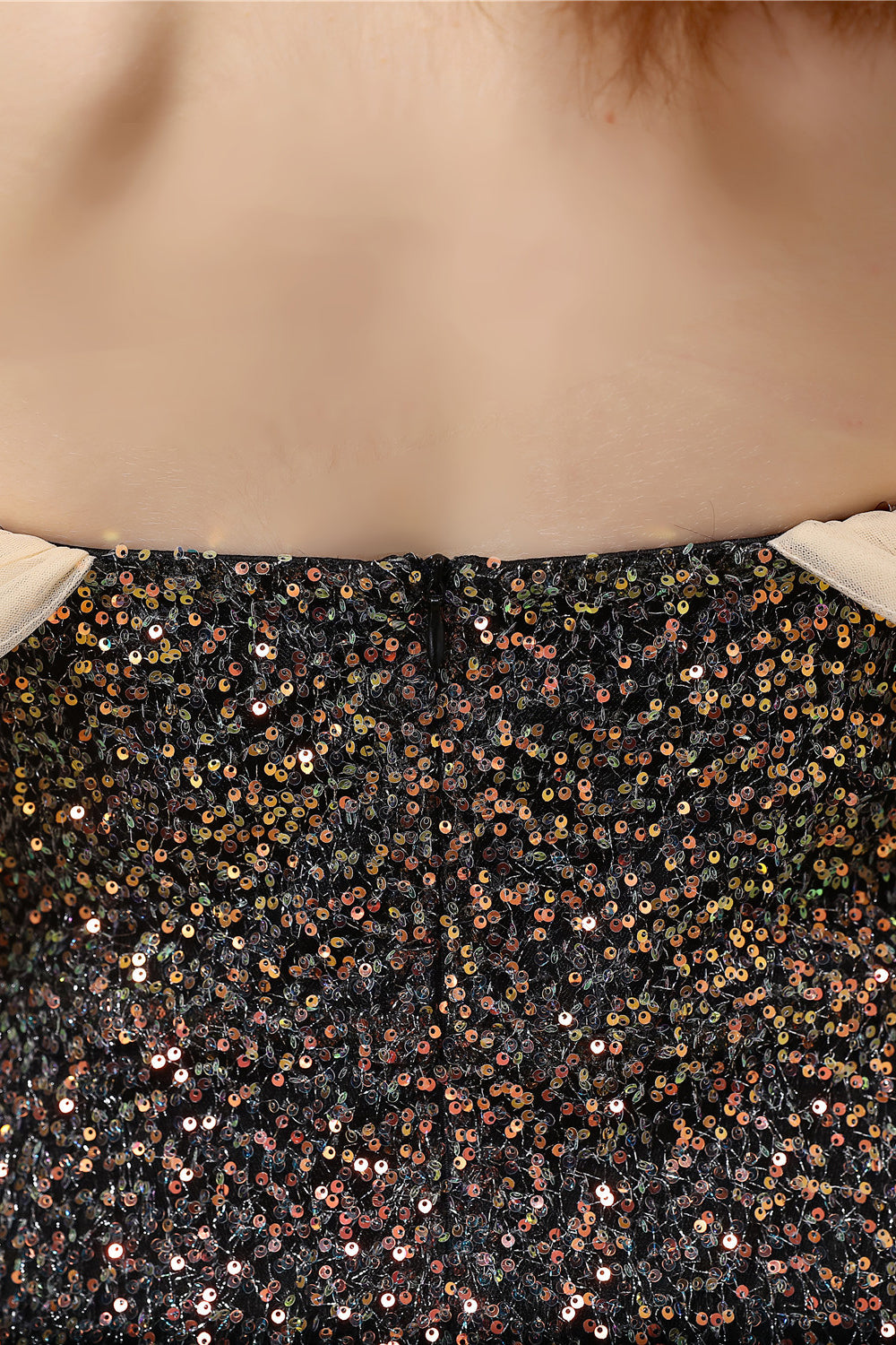 Off Shoulder Sequins Mermaid Prom Dress - Fashionpara