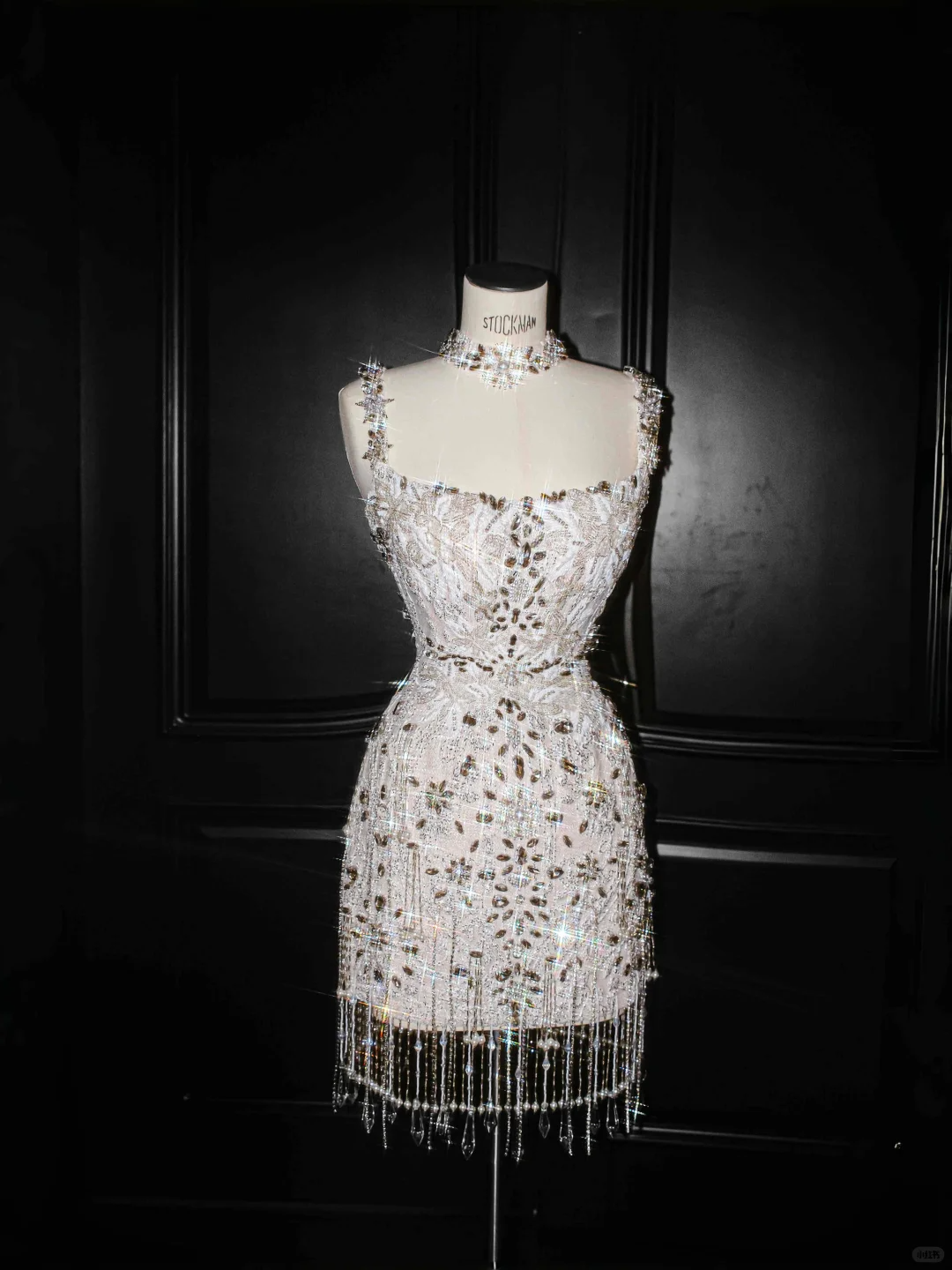 Gorgeous Spaghetti Straps Sequin Beaded Sheath Short Party Dress Short Formal Homecoming Dress D160