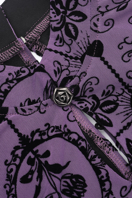 Vintage Purple Gothic Dress