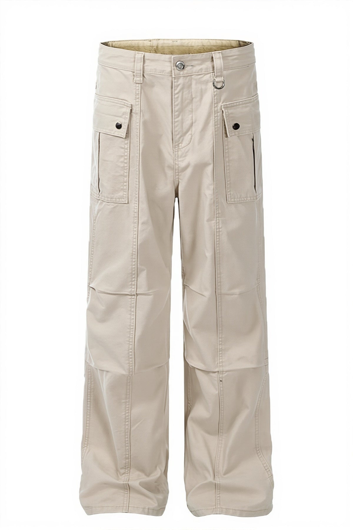 Multi Pocket Washed Cargo Pants