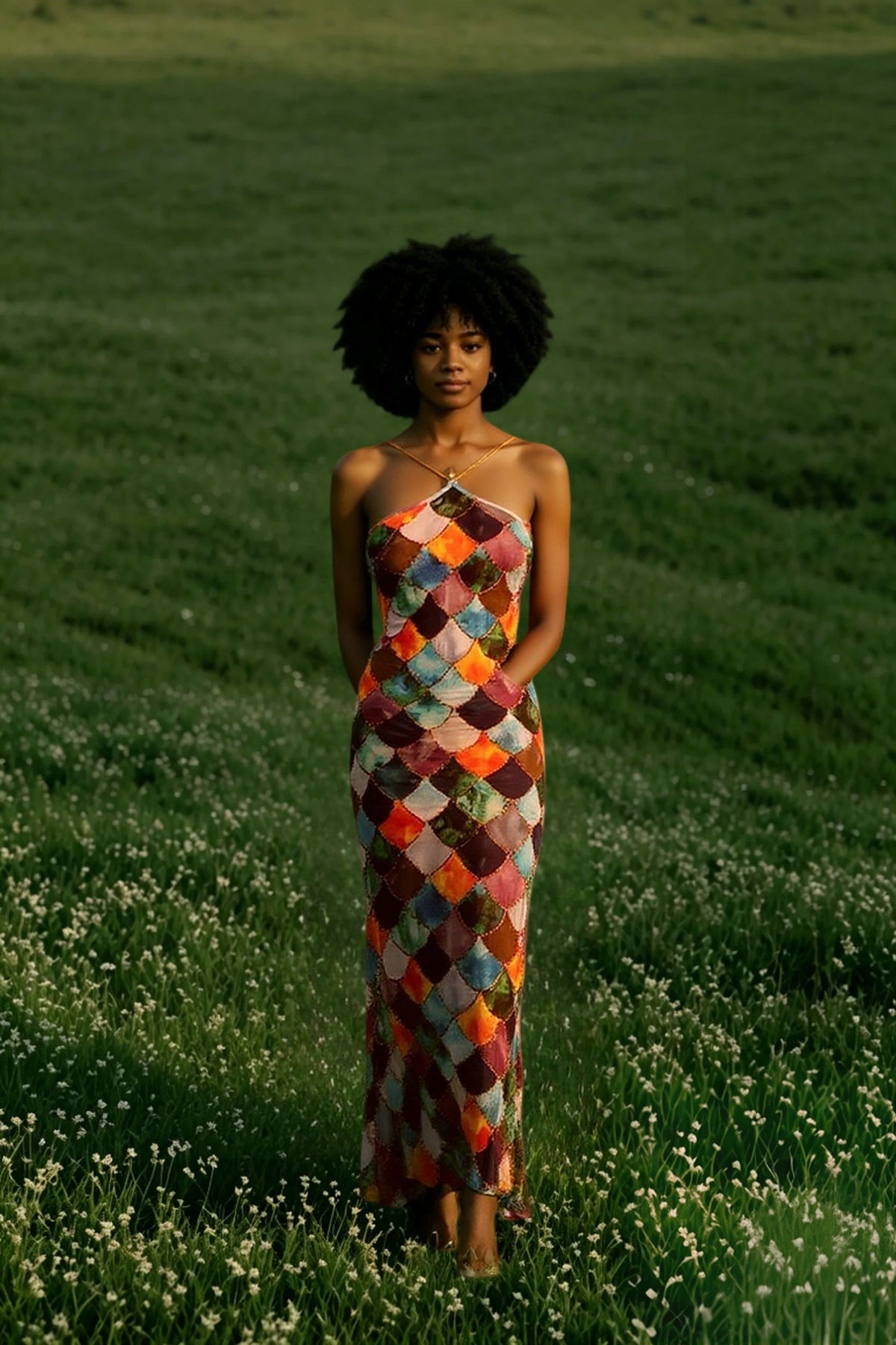 Off-Shoulder Maxi Dress