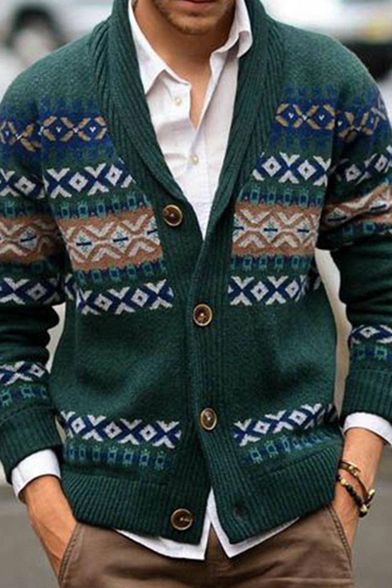 Men's Solid Colour Autumn Polo Shirt Long Sleeve - Fashionpara