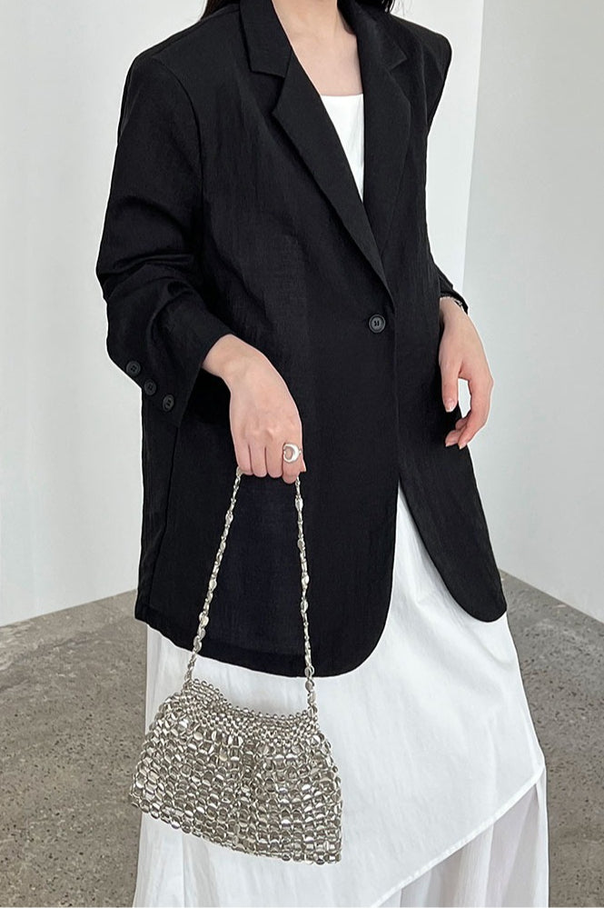 Lightweight Linen-Look Blazer 10