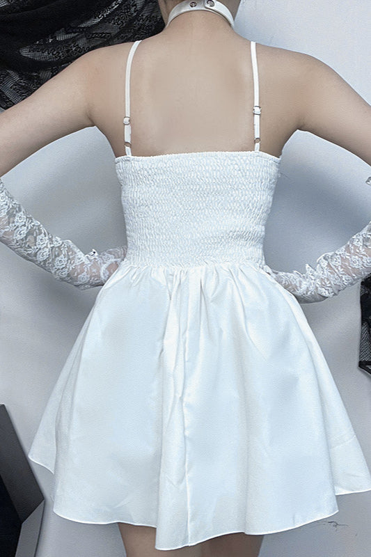 Puff Sleeve Cover Gothic Dress