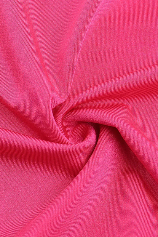 Ruched Tie Back Party Dress