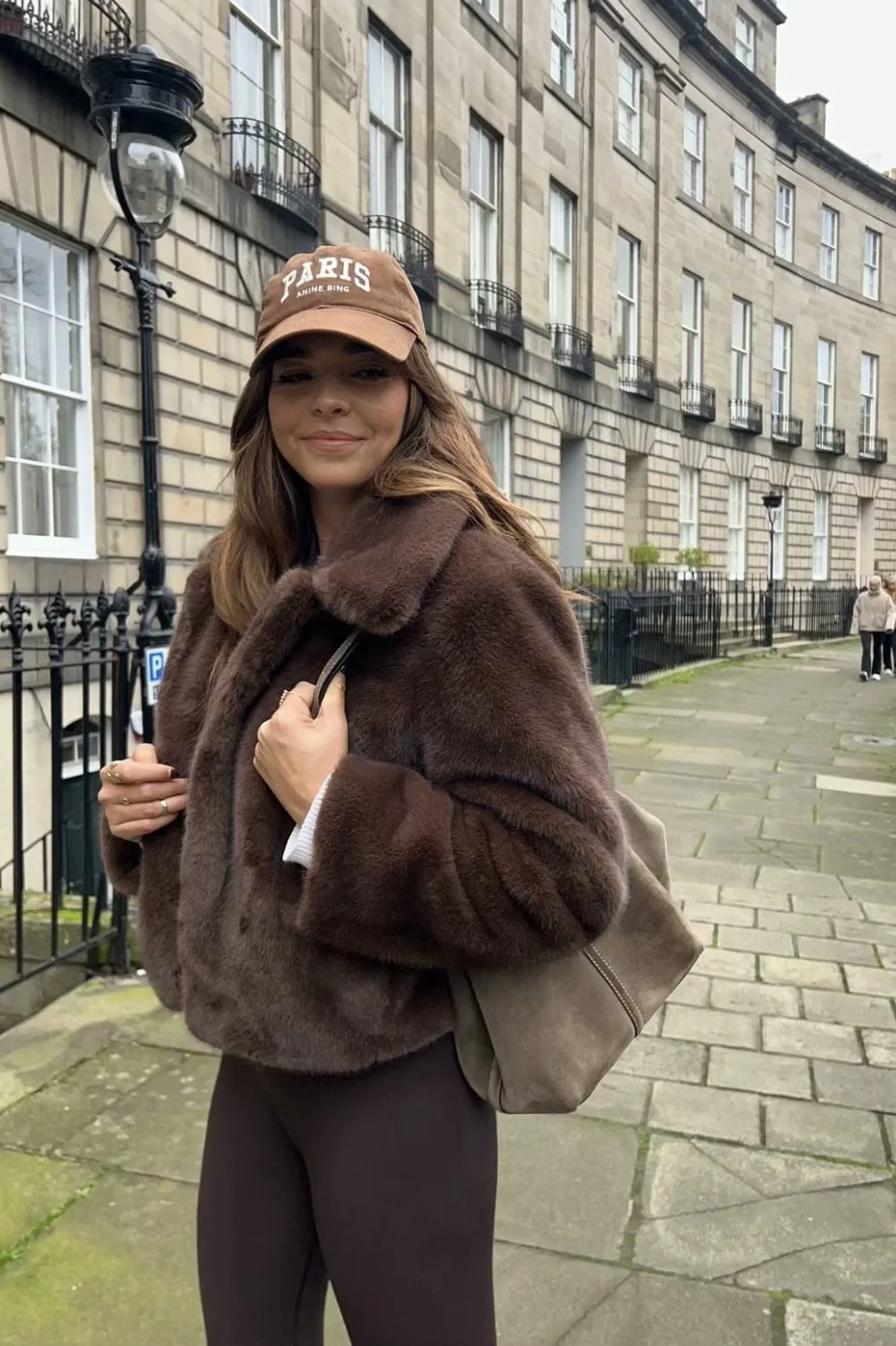 Elegant PrincessAce Faux Fur Collar Coat for Chic Style