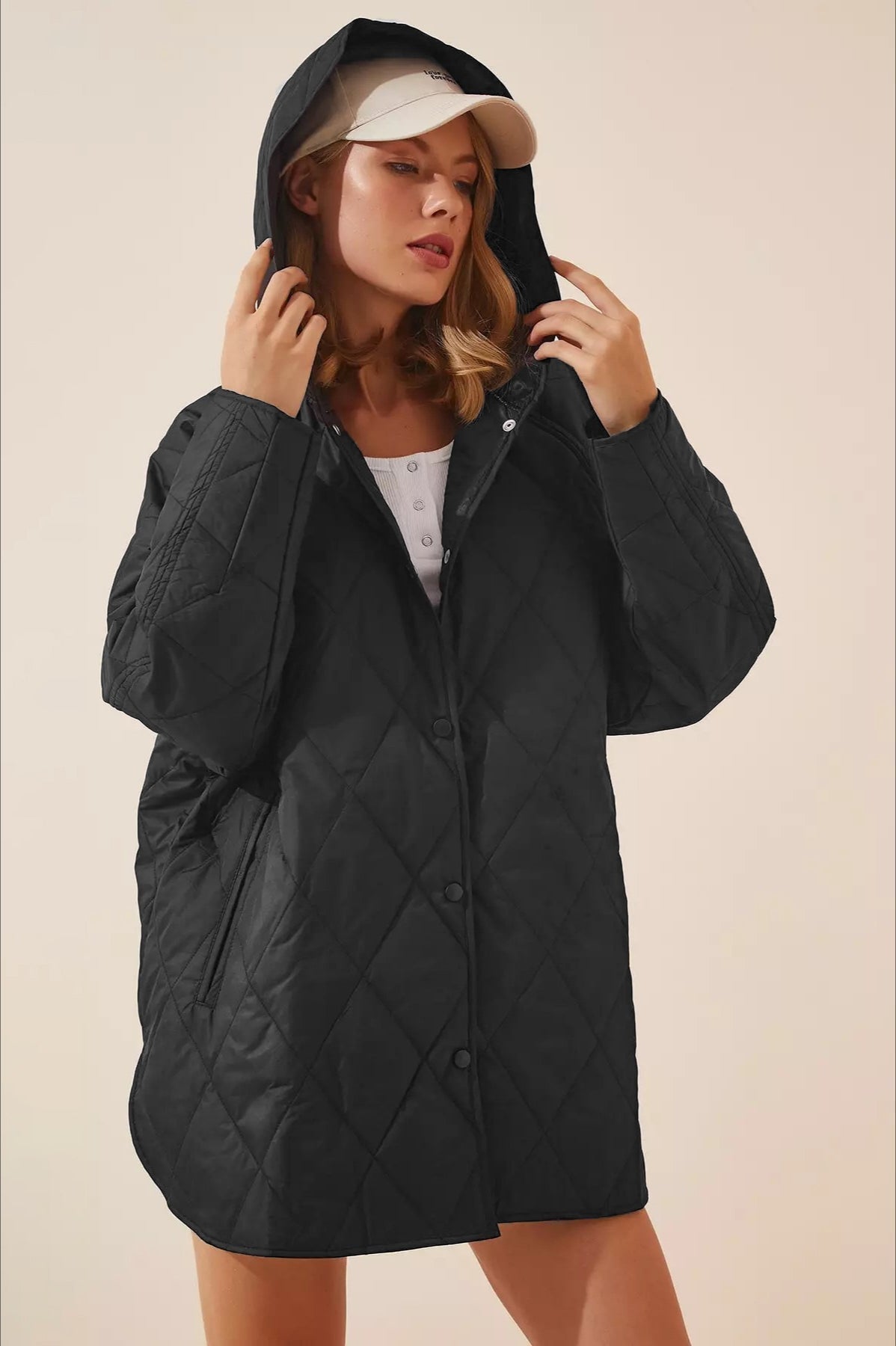 Casual Long Hooded Puffer Jacket