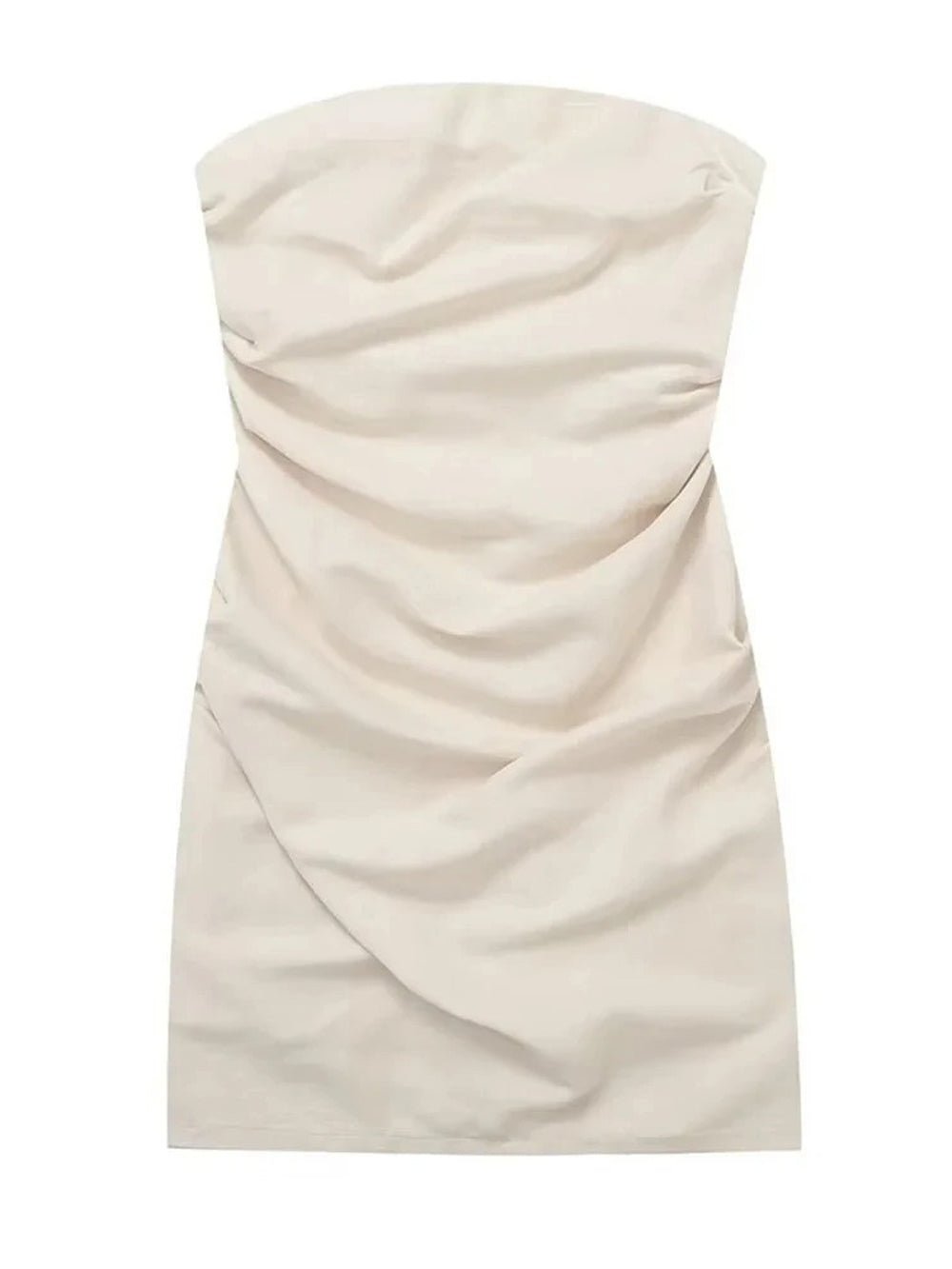 Strapless Mini Dress - Fashionpara
