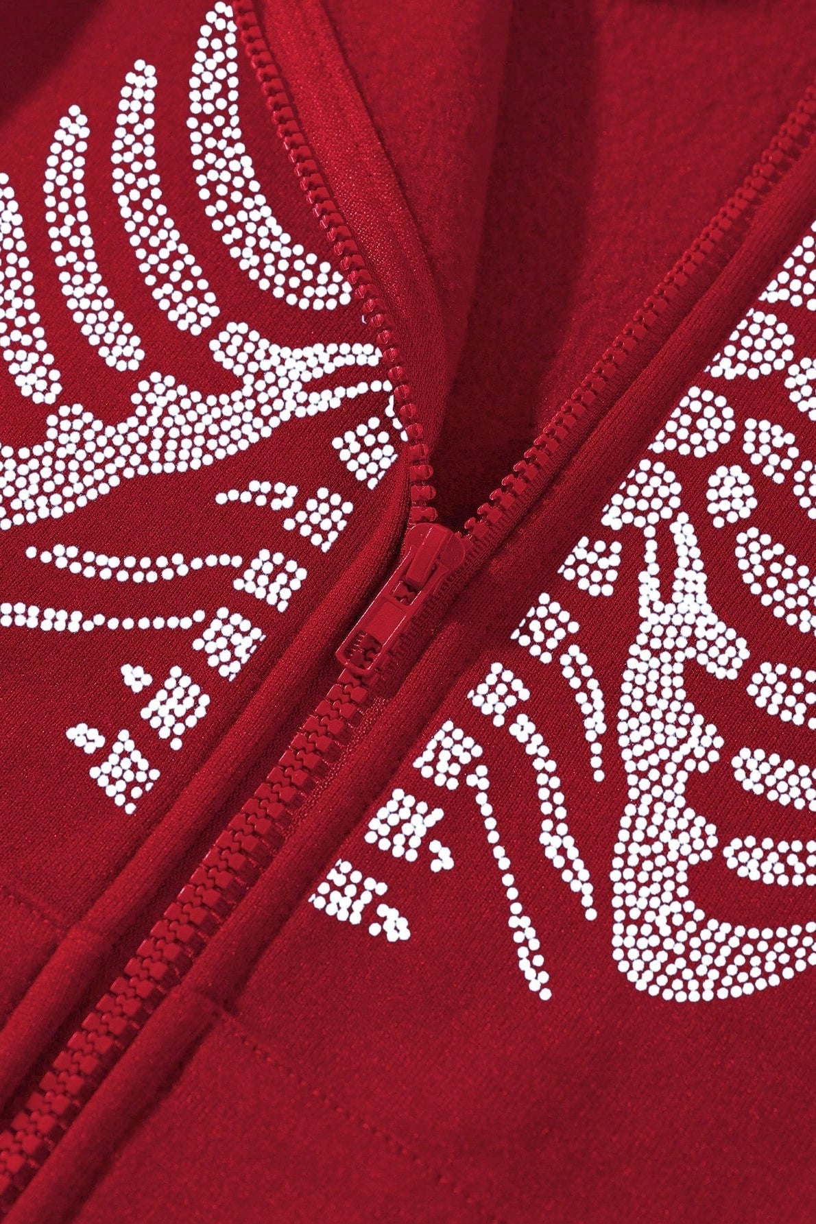 Skeleton Graphic Zip Hoodie 7