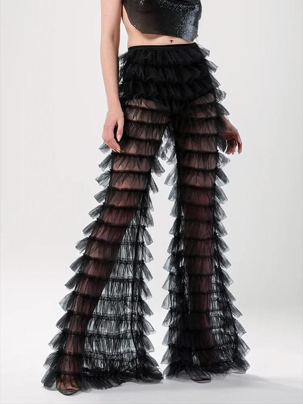 Folds Flare Pant - Fashionpara