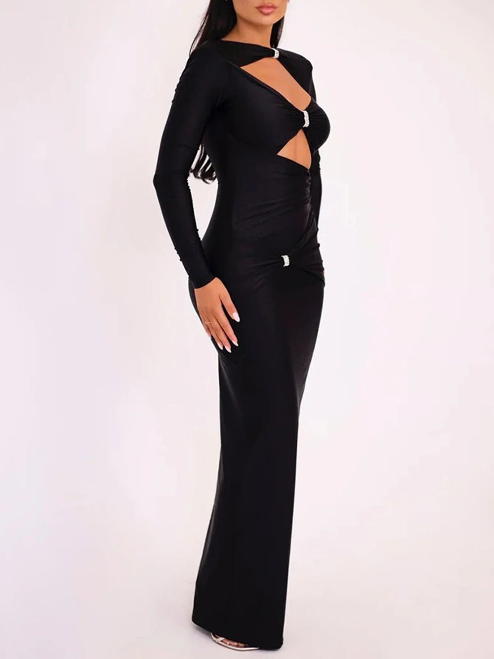 Hollow Out Maxi - Fashionpara