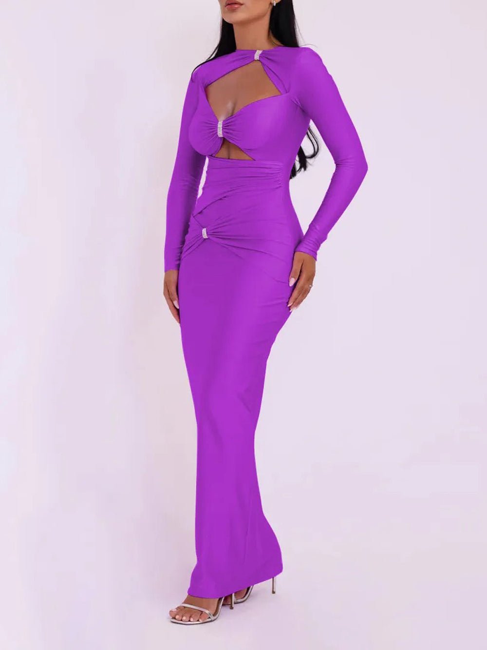 Hollow Out Maxi - Fashionpara