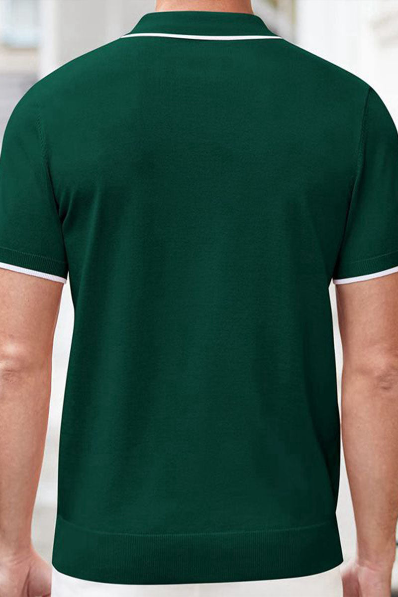 Uniqshe Men's Casual Zip Cardigan Sweater for Summer Wear