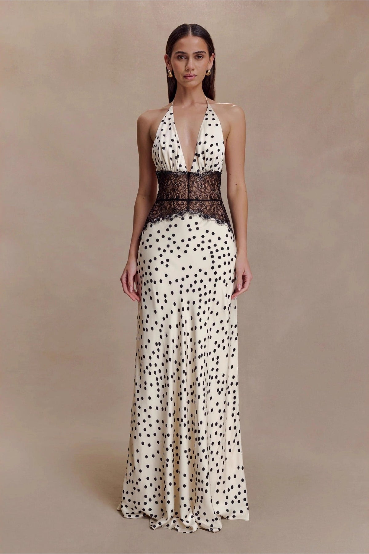 Backless Lace Maxi Dress