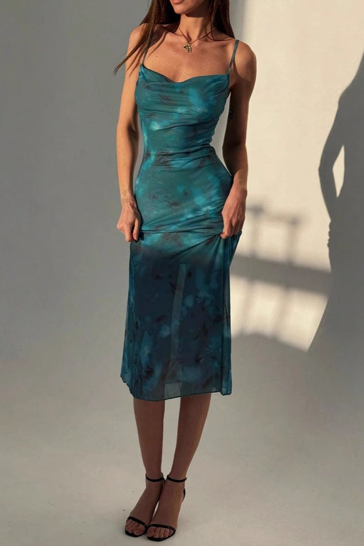 Slim Fit Cami Bodycon Midi Dress