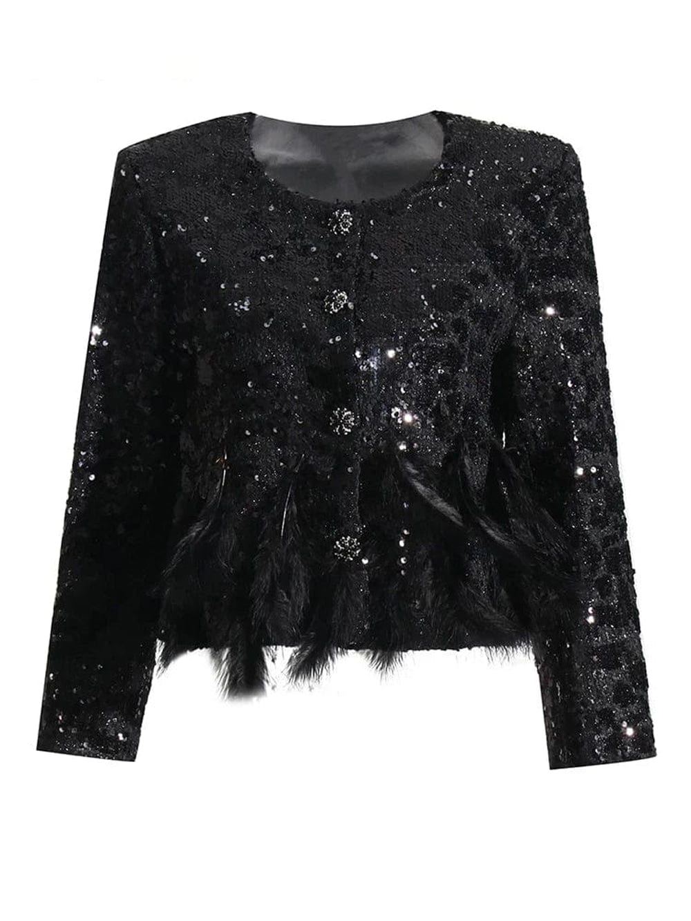 Feather Single Breasted - Fashionpara